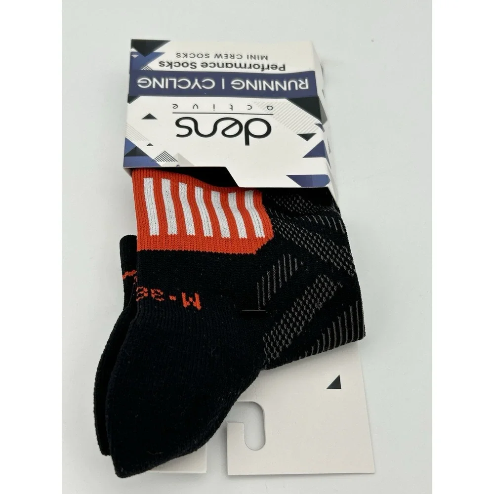 17 Dens Active Running Cycling Performance‎ Socks Mini Crew Socks M